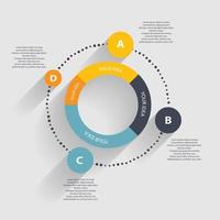 infographic sjablonen voor zakelijke vectorillustratie vector