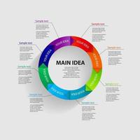 infographic sjablonen voor zakelijke vectorillustratie vector