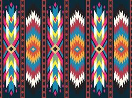 tribal geometrische patroon naadloze textiel etnische textuur vector