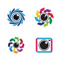 camera logo afbeeldingen vector