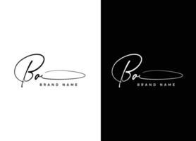 ba brief logo ontwerp en bedrijf logo vrij vector vrij vector