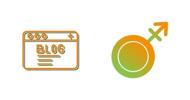 blog vector icoon