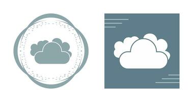 bewolkt weer vector icoon