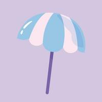 vector kleurrijk strand paraplu's voor bescherming van zomer strand warmte