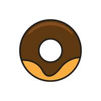 donut icoon vector