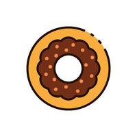 donut icoon vector