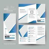 zakelijke modern brochure ontwerp. vector