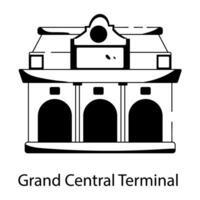 groots centraal terminal vector