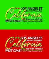 Californië stedelijk schoonschrift lettertype beter wijnoogst voor afdrukken Aan t overhemden enz. vector