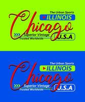 chicago stedelijk schoonschrift lettertype beter vintage, voor afdrukken Aan t overhemden enz. vector