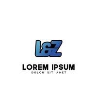 lz eerste logo ontwerp vector