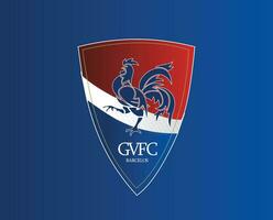 Gil vicente club logo symbool Portugal liga Amerikaans voetbal abstract ontwerp vector illustratie met blauw achtergrond