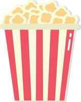 popcorn icoon geïsoleerd Aan wit achtergrond. icoon in vlak stijl. vector illustratie