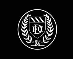 dundee fc club symbool logo wit Schotland liga Amerikaans voetbal abstract ontwerp vector illustratie met zwart achtergrond