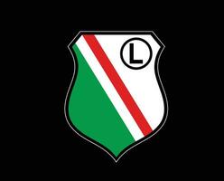 legia Warszawa club logo symbool Polen liga Amerikaans voetbal abstract ontwerp vector illustratie met zwart achtergrond