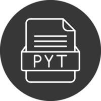 pyt het dossier formaat vector icoon