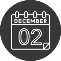 2 december vector icoon