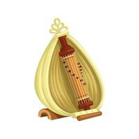 sasando traditioneel muziek- instrument van Indonesië symbool illustratie vector