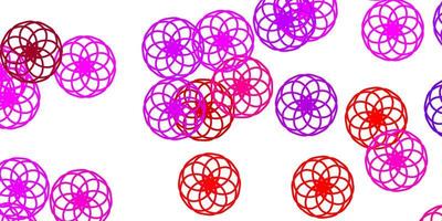 lichtroze, rode vectorachtergrond met vlekken. vector