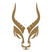 antilope logo vector illustraties ontwerp icoon logo