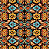 etnisch abstract ikat patroon. naadloos patroon in stam, volk borduurwerk, Mexicaans stijl. aztec meetkundig kunst ornament print ontwerp voor tapijt, behang, kleding, inpakken, kleding stof, omslag, textiel vector