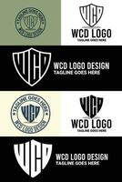 minimalistisch, alfabet, monogram, en brief Mark logo ontwerp bundel vector
