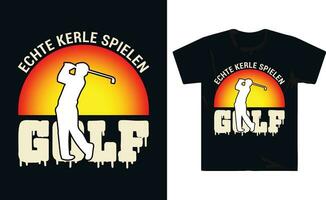 golf speler golfen t-shirt ontwerp vector