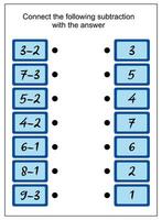 tellen spel voor peuter- kinderen. tellen en schrijven de resultaat. werkzaamheid boeken kinderen. tellen hoe veel getallen en schrijven de resultaat. wiskunde voor kinderen vector