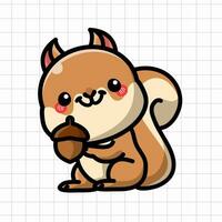 schattig squirell illustratie vector