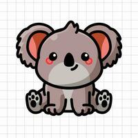 schattig koala dier illustratie vector