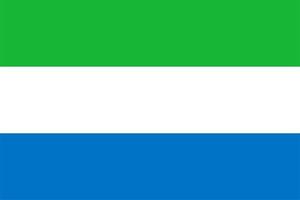 Sierra Leone vlag van Sierra Leone vector