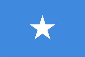 Somalische vlag van Somalië vector