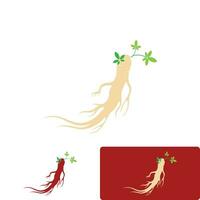 ginseng vector icoon illustratie ontwerp