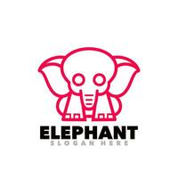 olifant lijn symbool logo vector