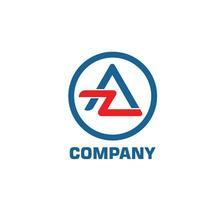 een brief logo bedrijf vector