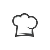 hoed chef logo sjabloon vector