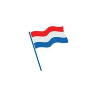 Nederland vlag vector illustratie ontwerp