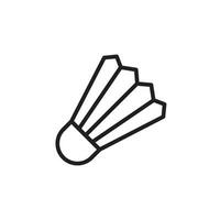 badminton icoon vector ontwerp Sjablonen