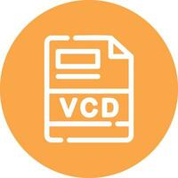 vcd creatief icoon ontwerp vector