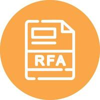 rfa creatief icoon ontwerp vector