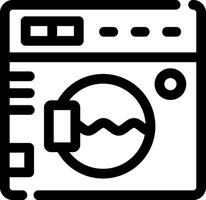 het wassen machine creatief icoon ontwerp vector