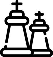 schaak creatief pictogrammen ontwerp vector