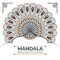 creatief en uniek mandala-achtergrondontwerp vector