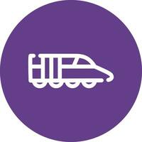 trein creatief icoon ontwerp vector