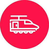 elektrisch trein creatief icoon ontwerp vector