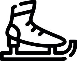 ijs skates creatief icoon ontwerp vector