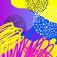 abstracte creatieve doodle achtergrond. handgetekende voorbladsjabloon vector