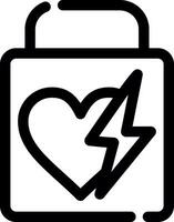 pacemaker creatief icoon ontwerp vector