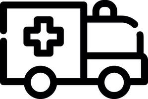 ambulance creatief icoon ontwerp vector