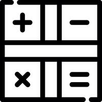 rekenmachine creatief icoon ontwerp vector